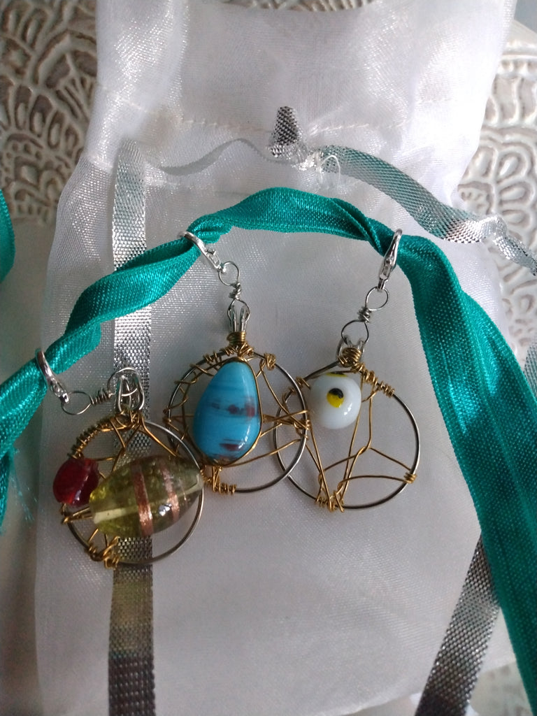 Miniature Dream catcher Goddess Braid Adornments- Delicate Hair Jewelry for Braids & Locs No 2