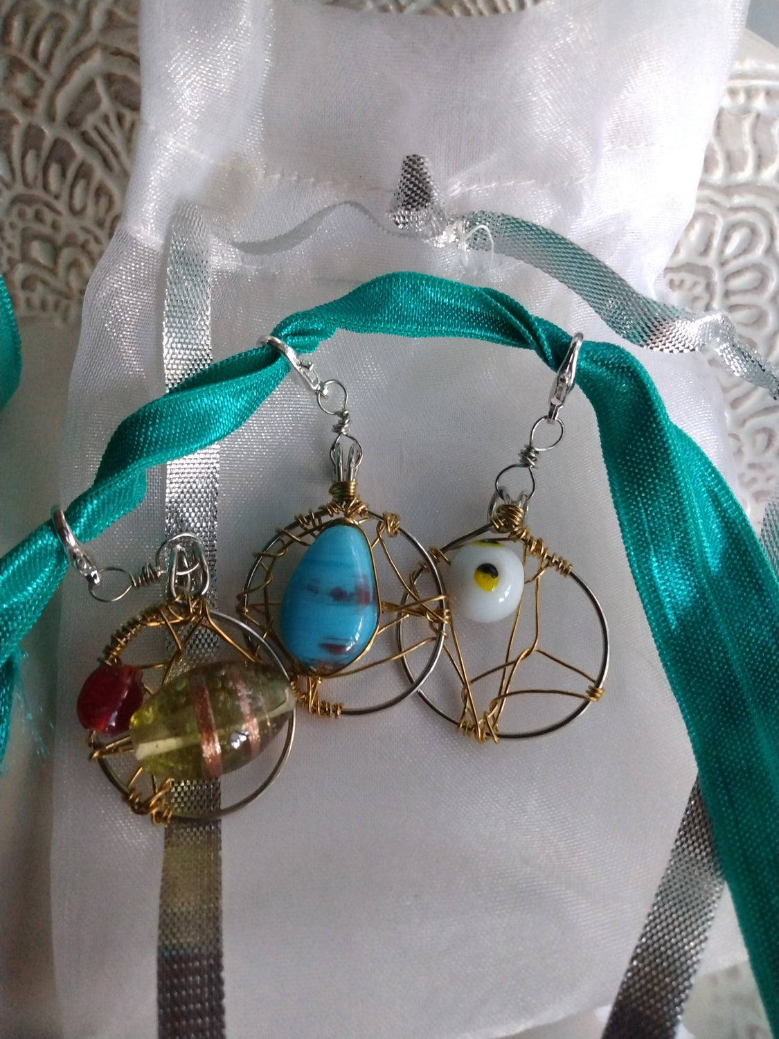 Miniature Dream catcher Goddess Braid Adornments- Delicate Hair Jewelry for Braids & Locs No 2