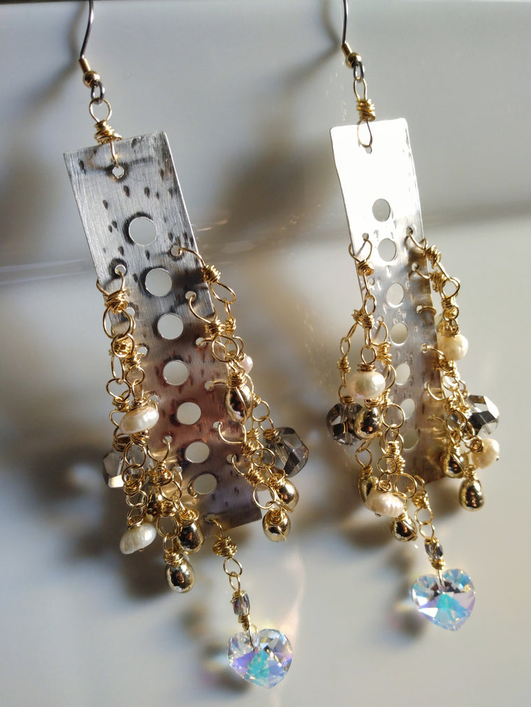 Sterling Silver Sheet Dangle Earrings- CUSTOM MADE TO ORDER